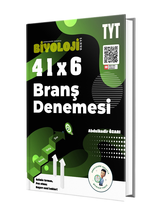 TYT BİYOLOJİ, 41x6 BRANŞ DENEMESİ, BİYOLOJİVAKTİ kitabı